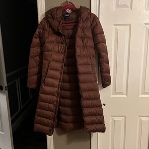 Patagonia Women's MaroonBrown Puffer Jacket